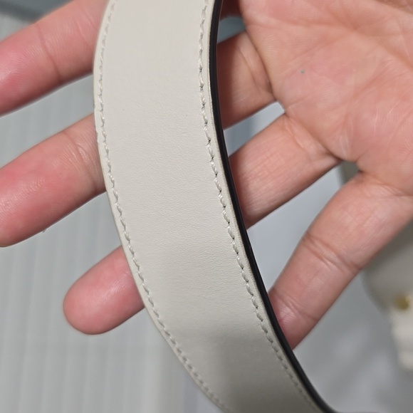 GUCCI SMALL SYLVIE WHITE CALFSKIN SHOULDER BAG - Picture 11 of 17